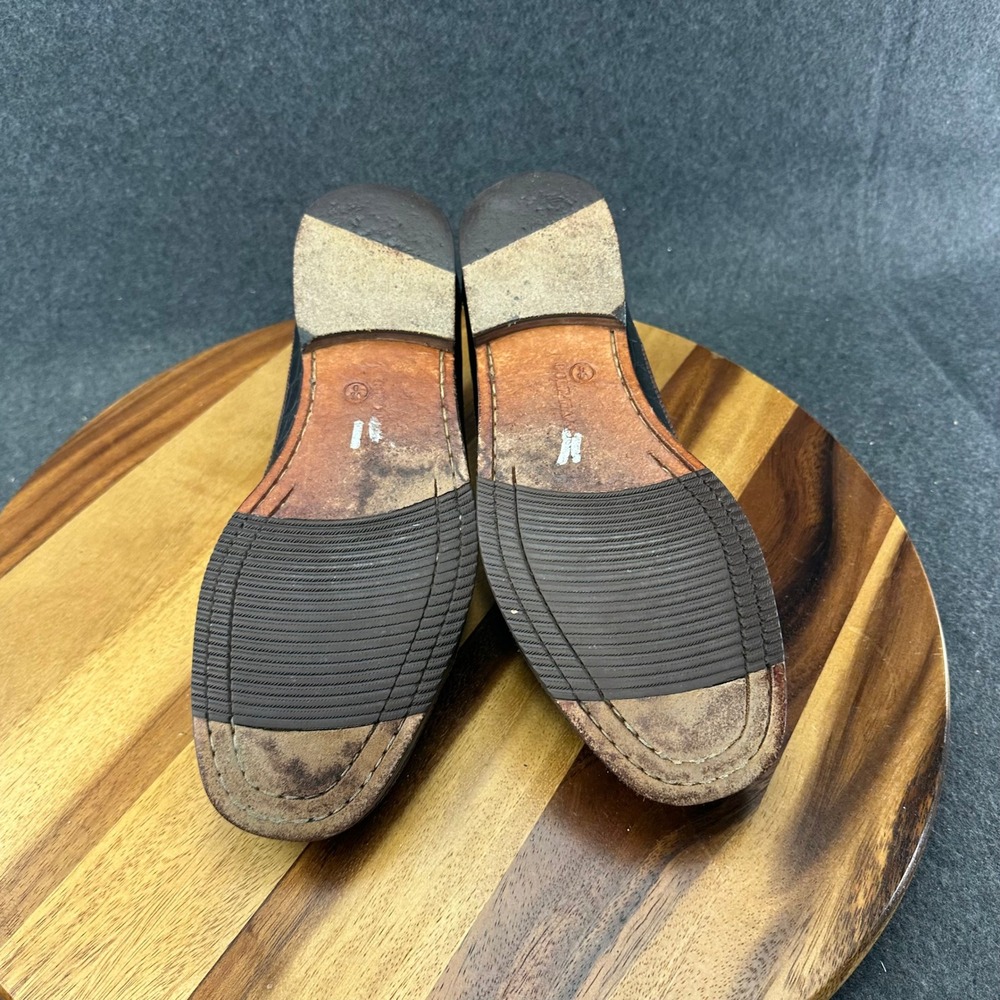 Cole Haan Country Mens 9.5 D Two Tone Croc Embossed Leather Penny Loafers 3118 - Picture 9 of 12